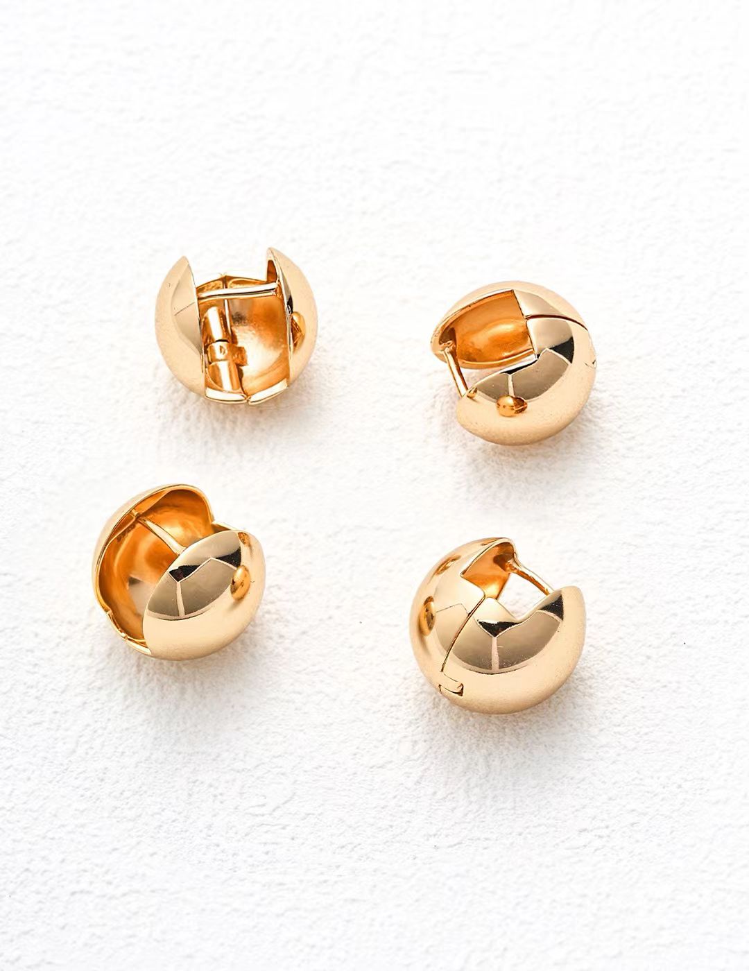Orb Hoop Earrings