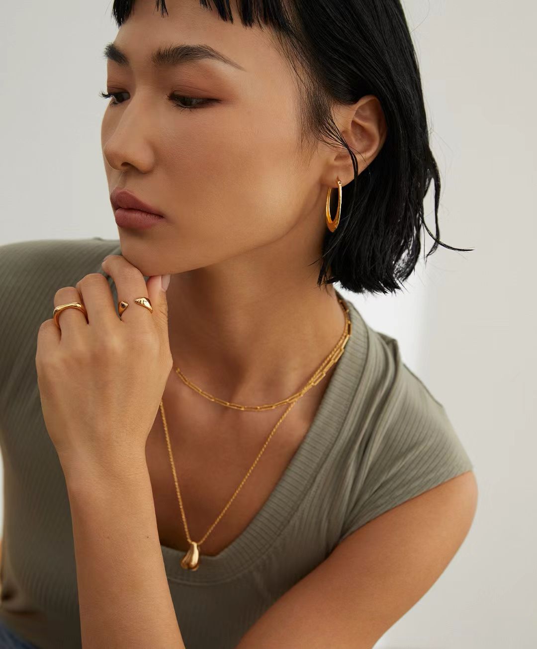 Orb Flow Hoop Earrings