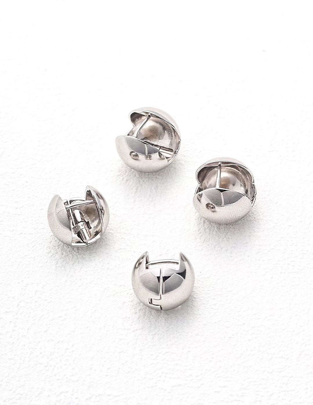 Orb Hoop Earrings