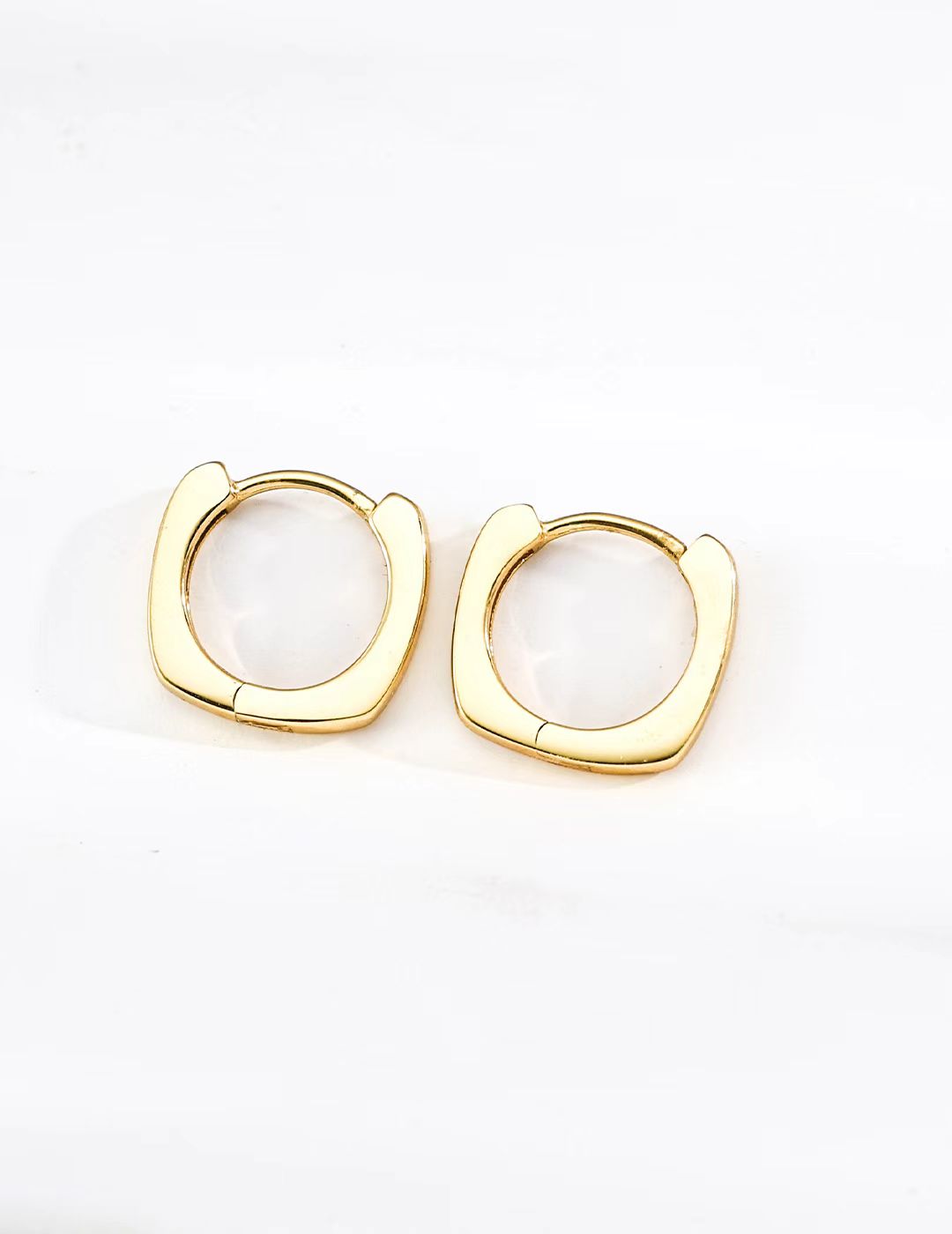 Mini Square Hoop Earrings