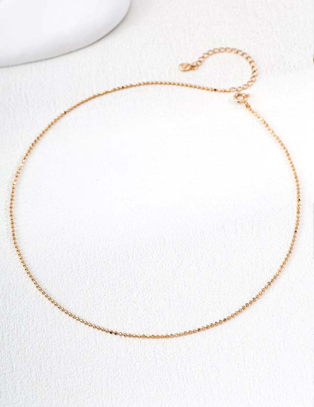 Facet Glow Chain Necklace
