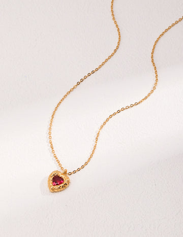 Soft Heart Necklace