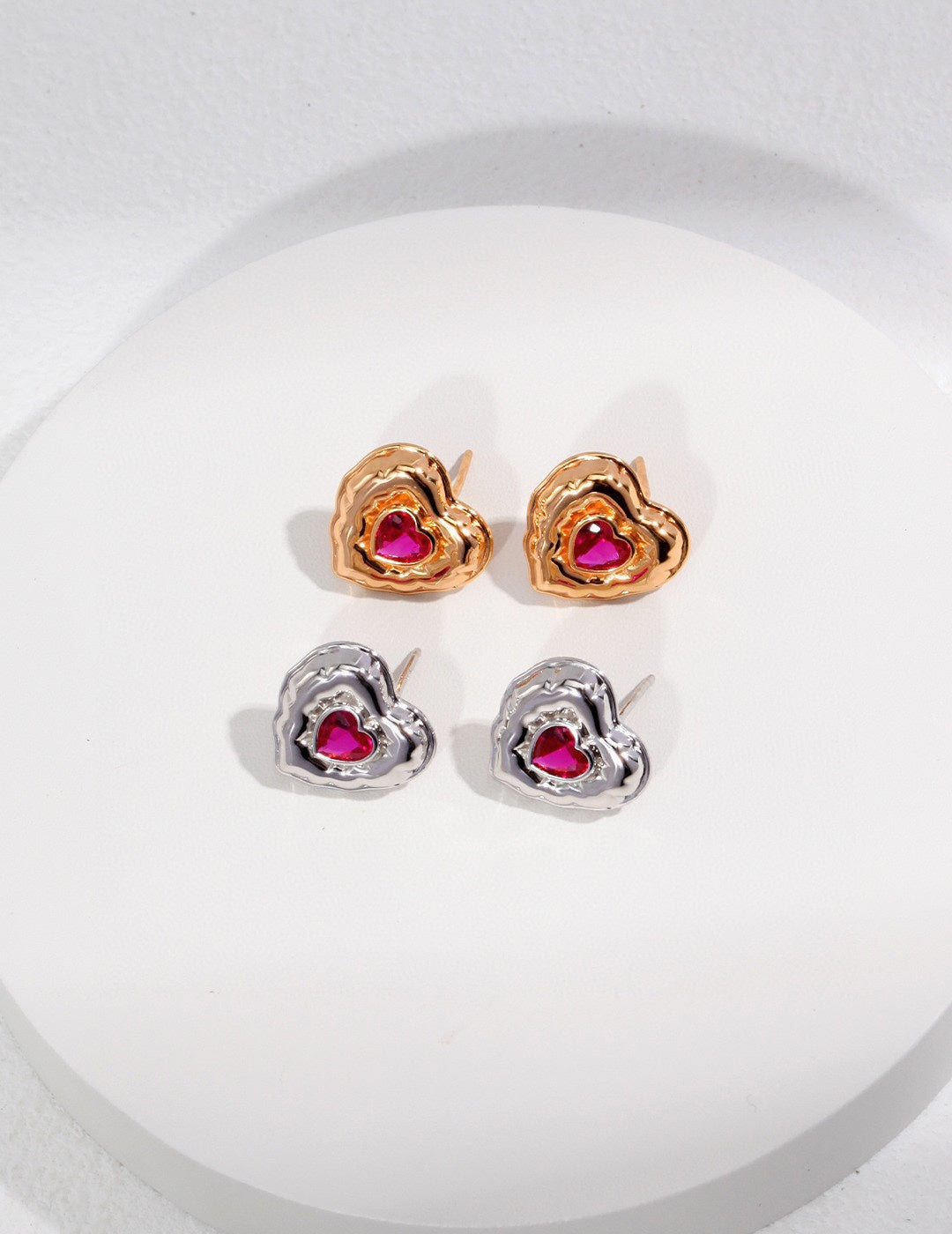 Soft Heart Studs